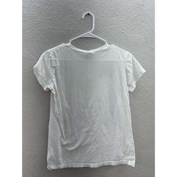 Island Girl Childrens Girl Shirt Size Large White Floral Hawaii Short Sleeve - Picture 6 of 10